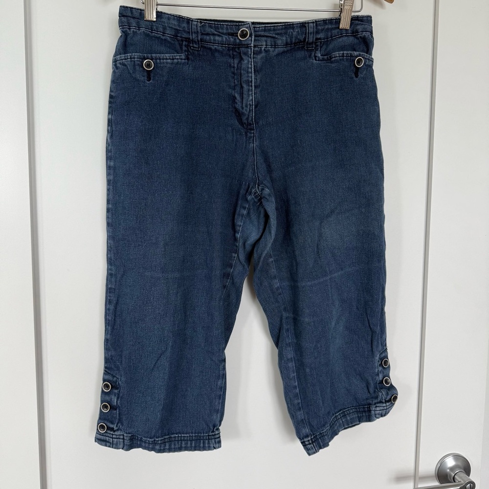 Karen Scott | Relaxed Denim Capri Pants